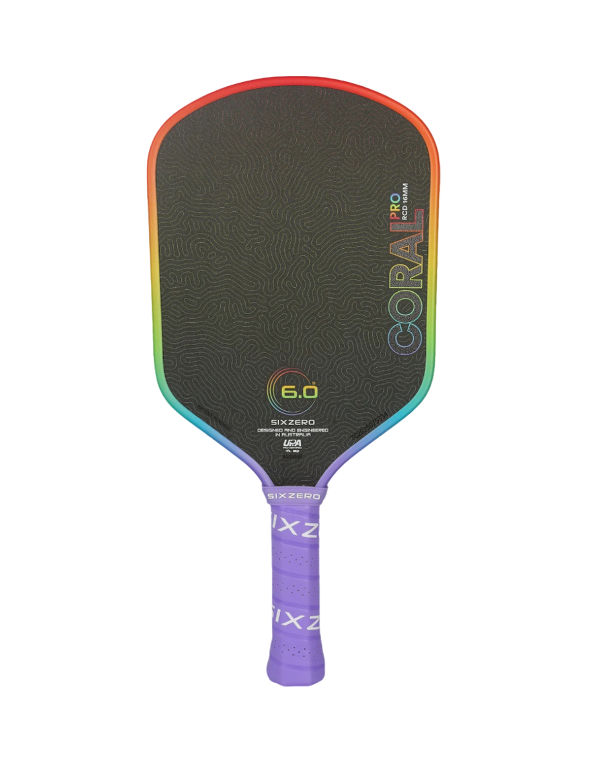 Review Vợt Pickleball Six Zero Coral Pro Rainbow Limited Edition – Stand Out. Give Back. Play Brilliantly.