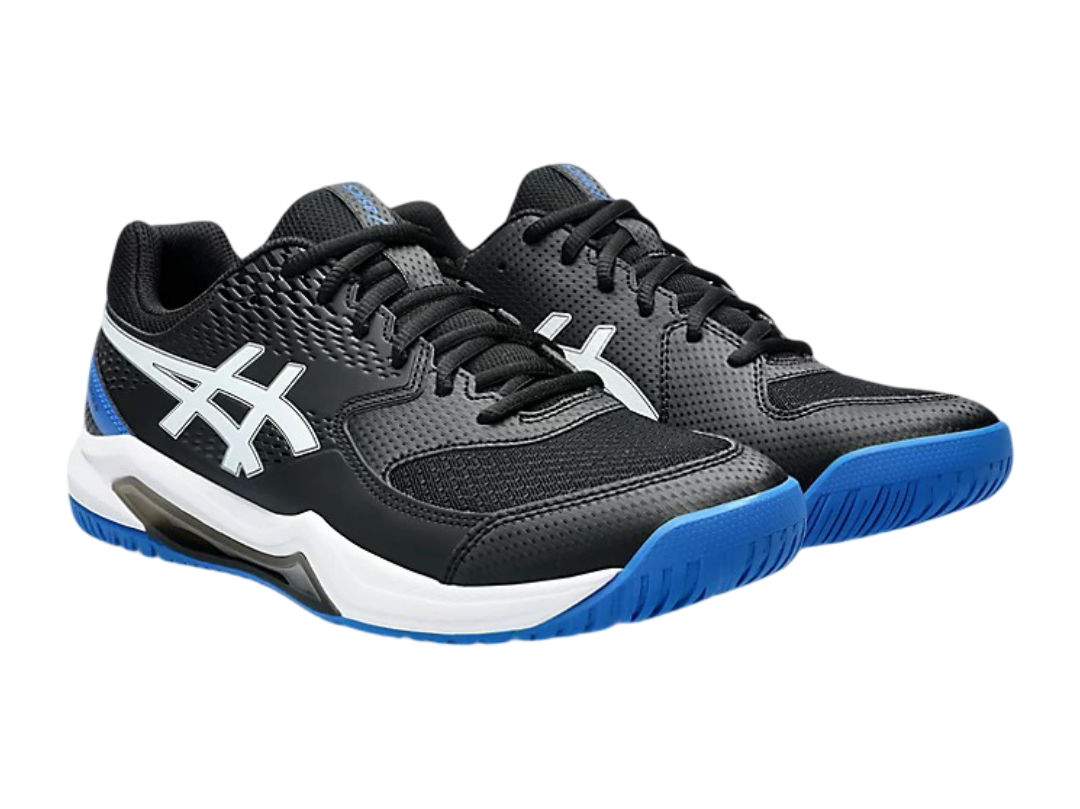 Pickleball Shoes Asics Gel-Dedicate 8 Black / Tuna Blue