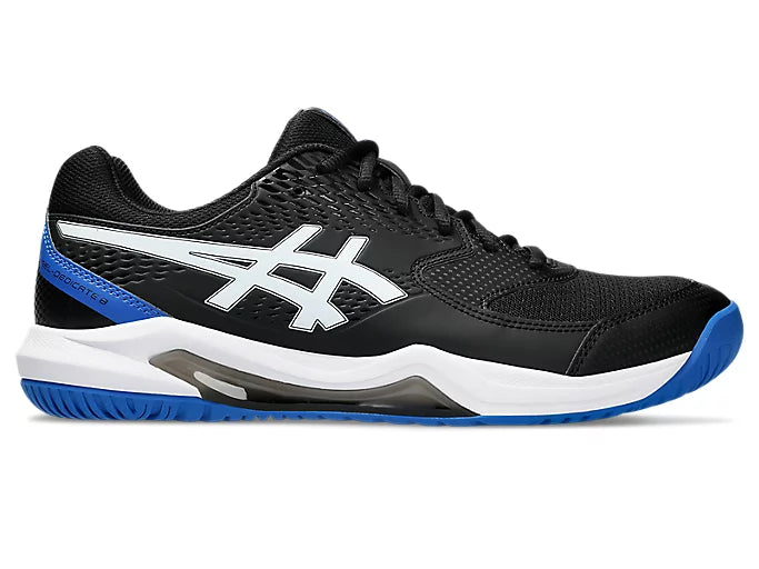 Pickleball Shoes Asics Gel-Dedicate 8 Black / Tuna Blue