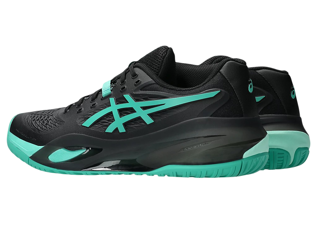 Giày Pickleball Asics Gel-Resolution X | Black / Aurora Green