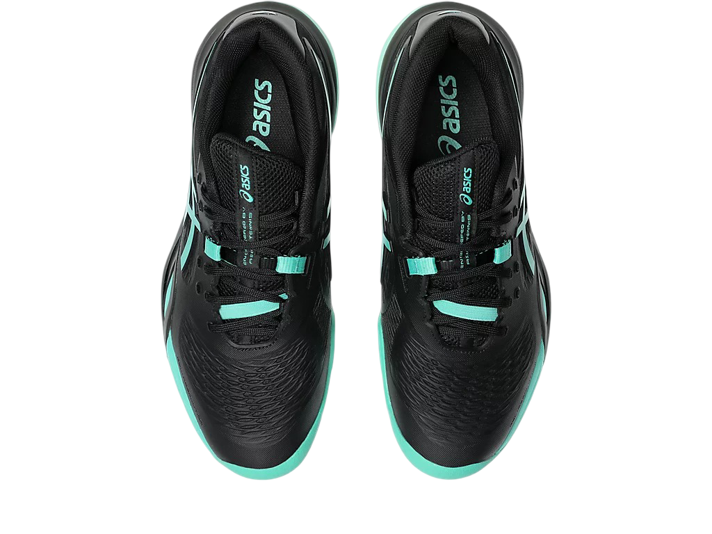 Giày Pickleball Asics Gel-Resolution X | Black / Aurora Green