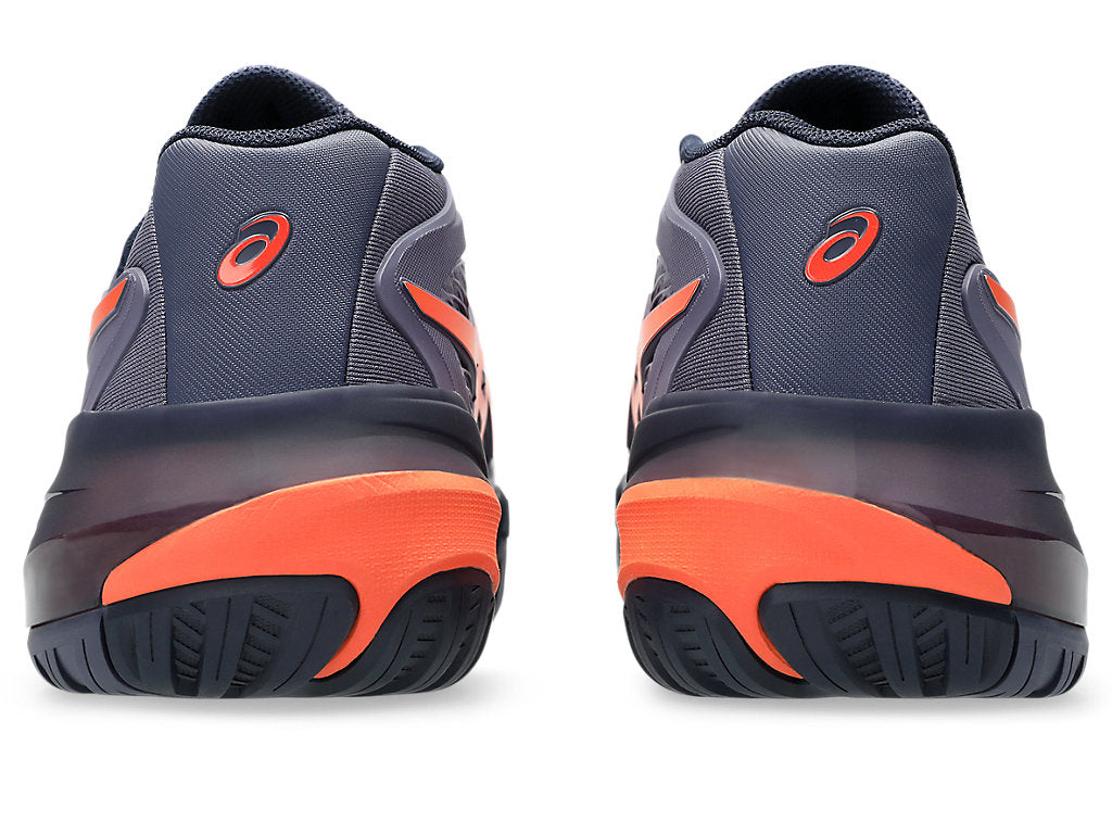 Asics Gel-Resolution X Grayish/Nova Orange Pickleball Shoes