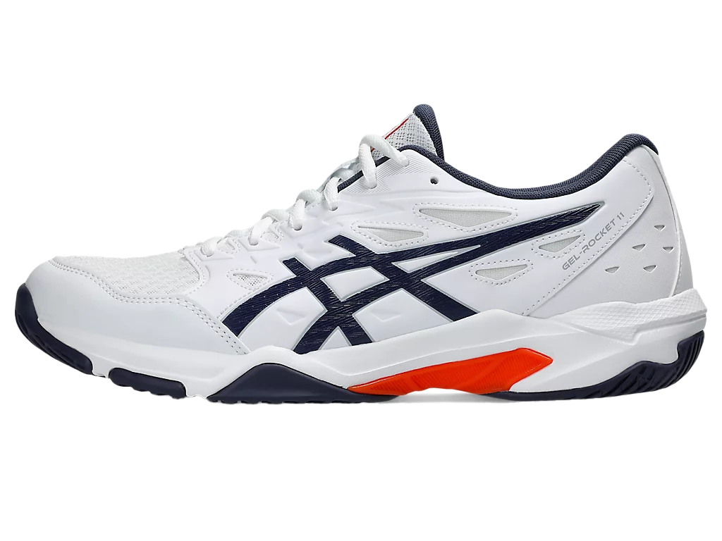 Giày Pickleball Asics Gel - Rocket 11 White / Indigo Fog (Unisex)