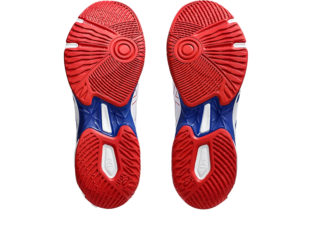 Asics Gel Pickleball Shoes - Rocket 11 White / Asics Blue (Unisex)