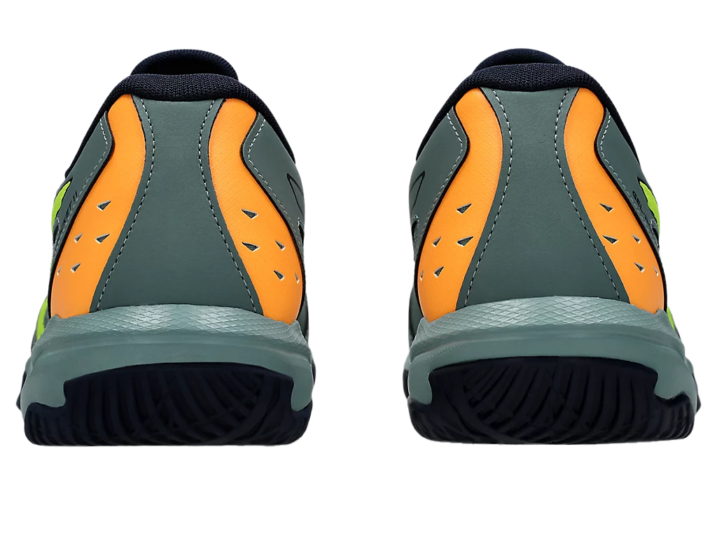 Asics Gel Pickleball Shoes - Rocket 11 Celadon / Safety Yellow (For Men)
