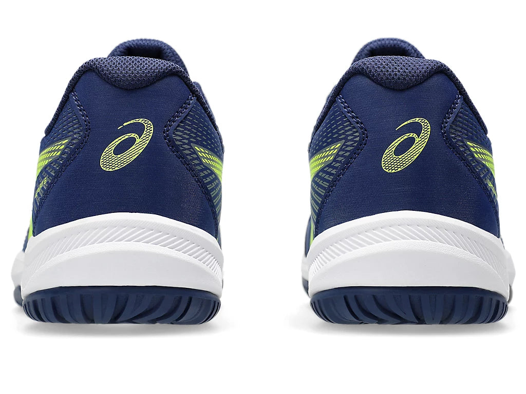 Pickleball Shoes Asics Upcourt 6 Blue Expense / Safety Yellow (For Men)