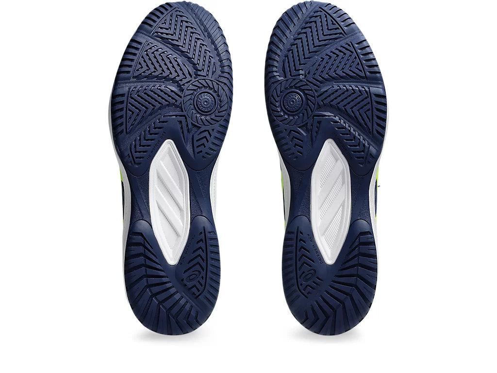 Pickleball Shoes Asics Upcourt 6 Blue Expense / Safety Yellow (For Men)