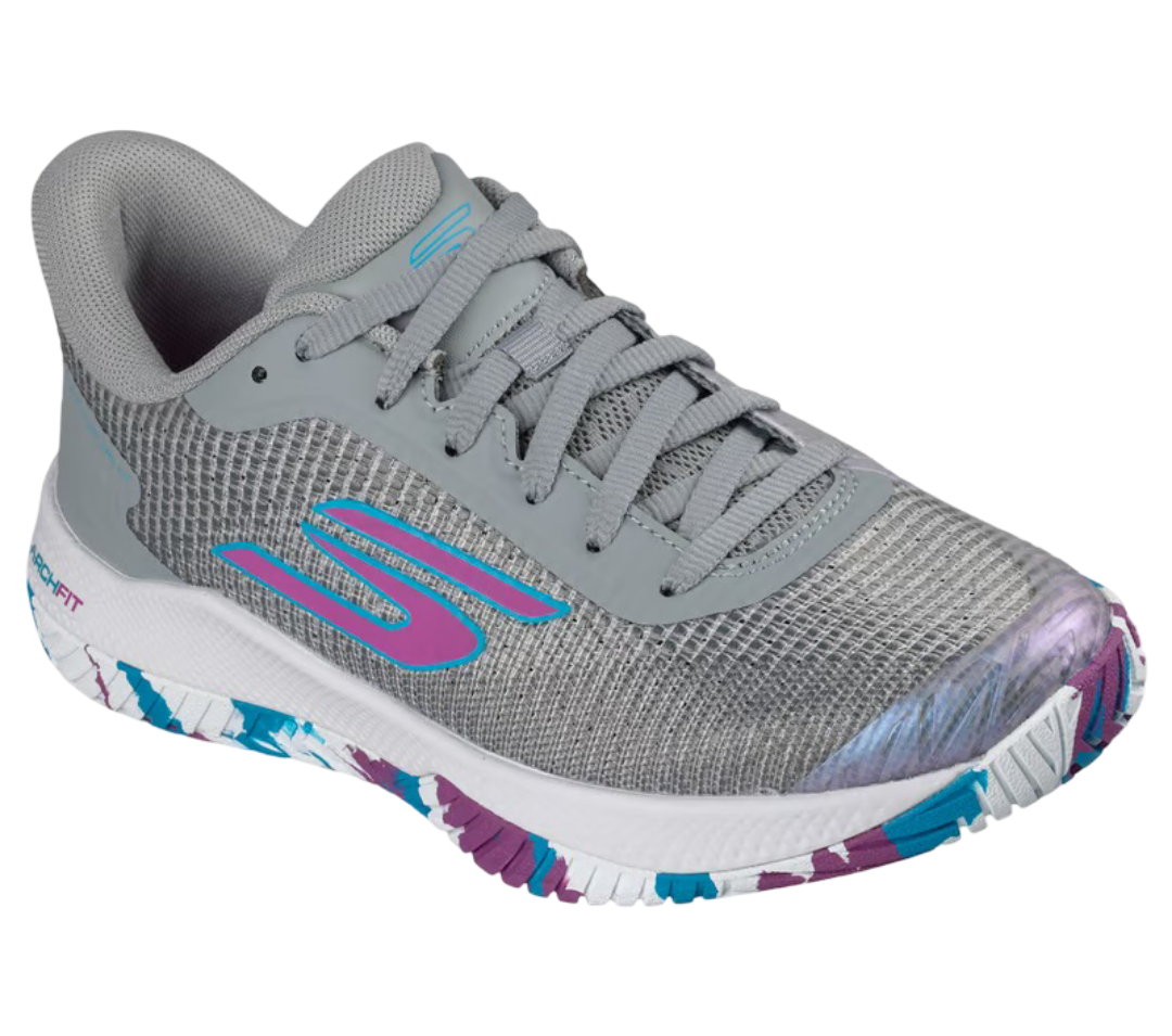 Giày Pickleball Sketcher GO Pickleball Viper Court Pro 2.0 (Xám)