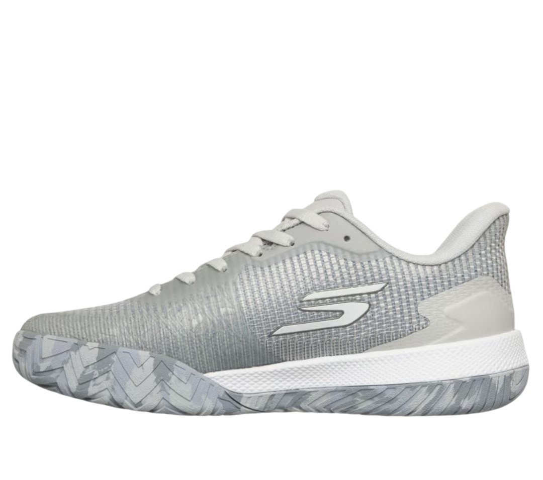 Giày Pickleball Sketcher GO Pickleball Viper Court Pro 2.0 (Xám Nhạt)