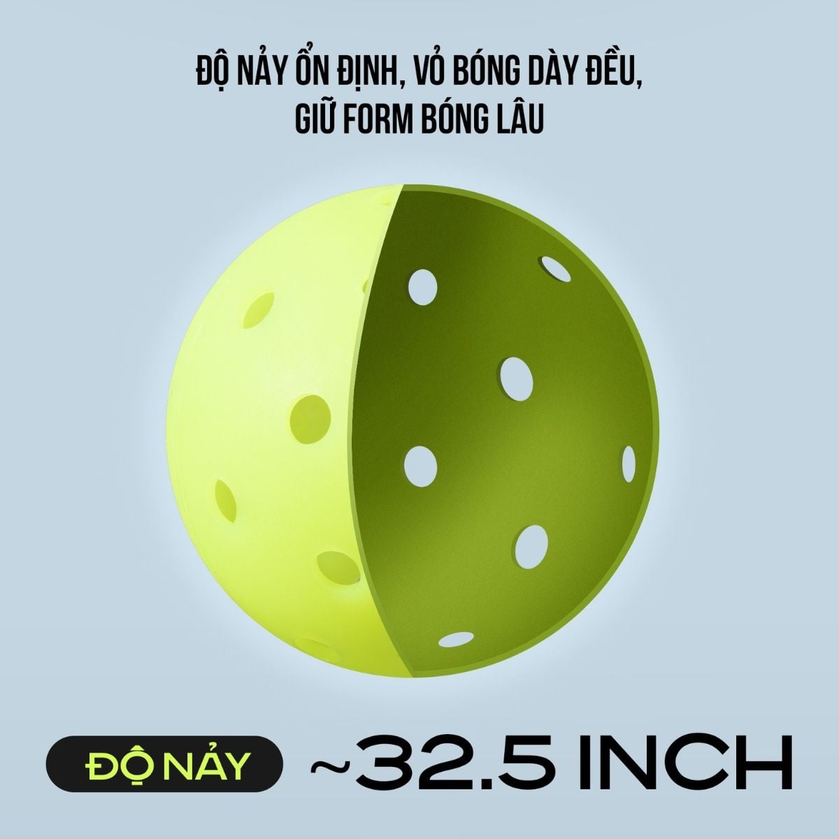 Bóng Pickleball Facolos F-Eco Bền Bỉ