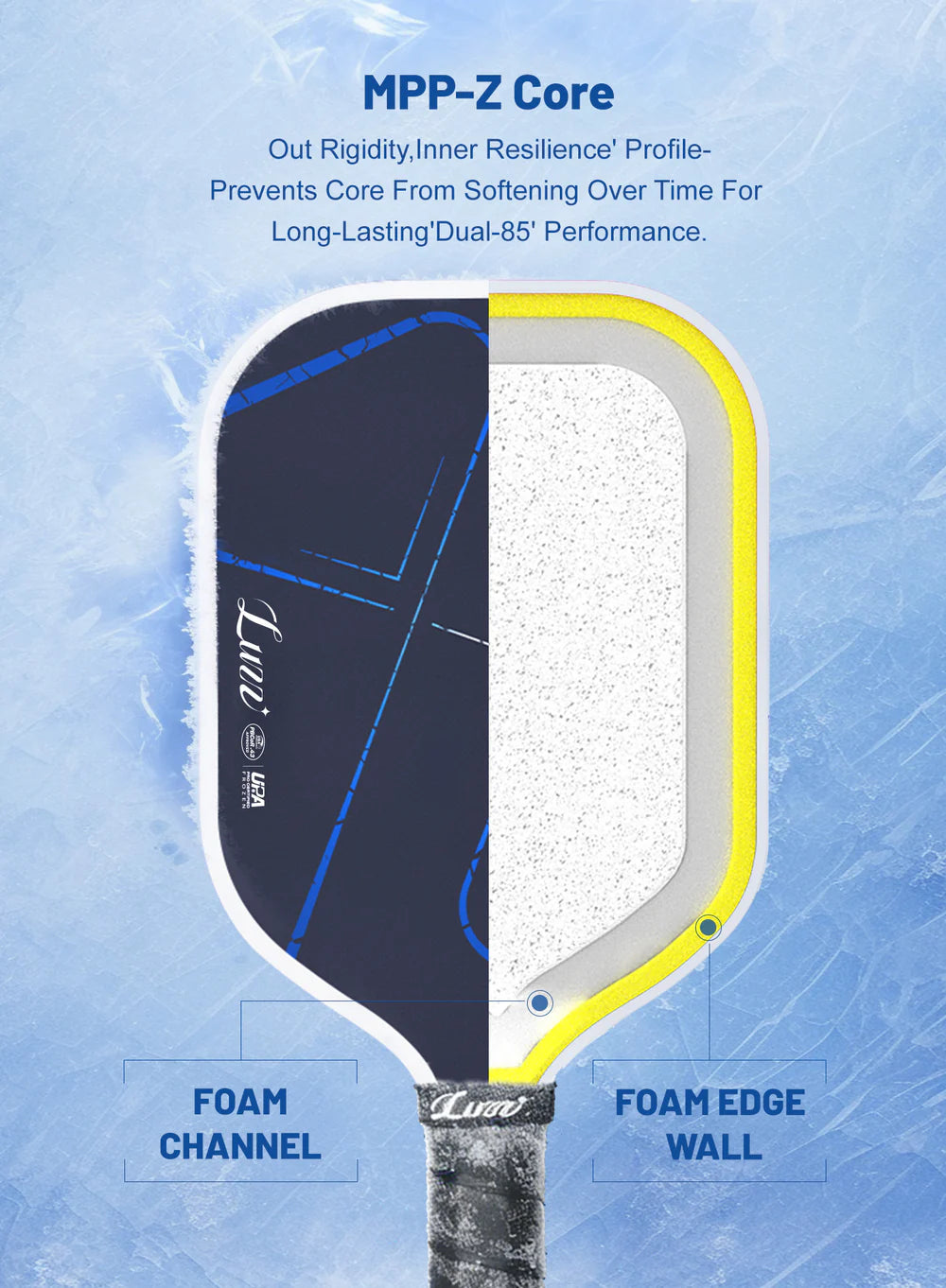 Pickleball Paddle Luzz Pro 4 Inferno Frozen Inferno (Limited Edition)