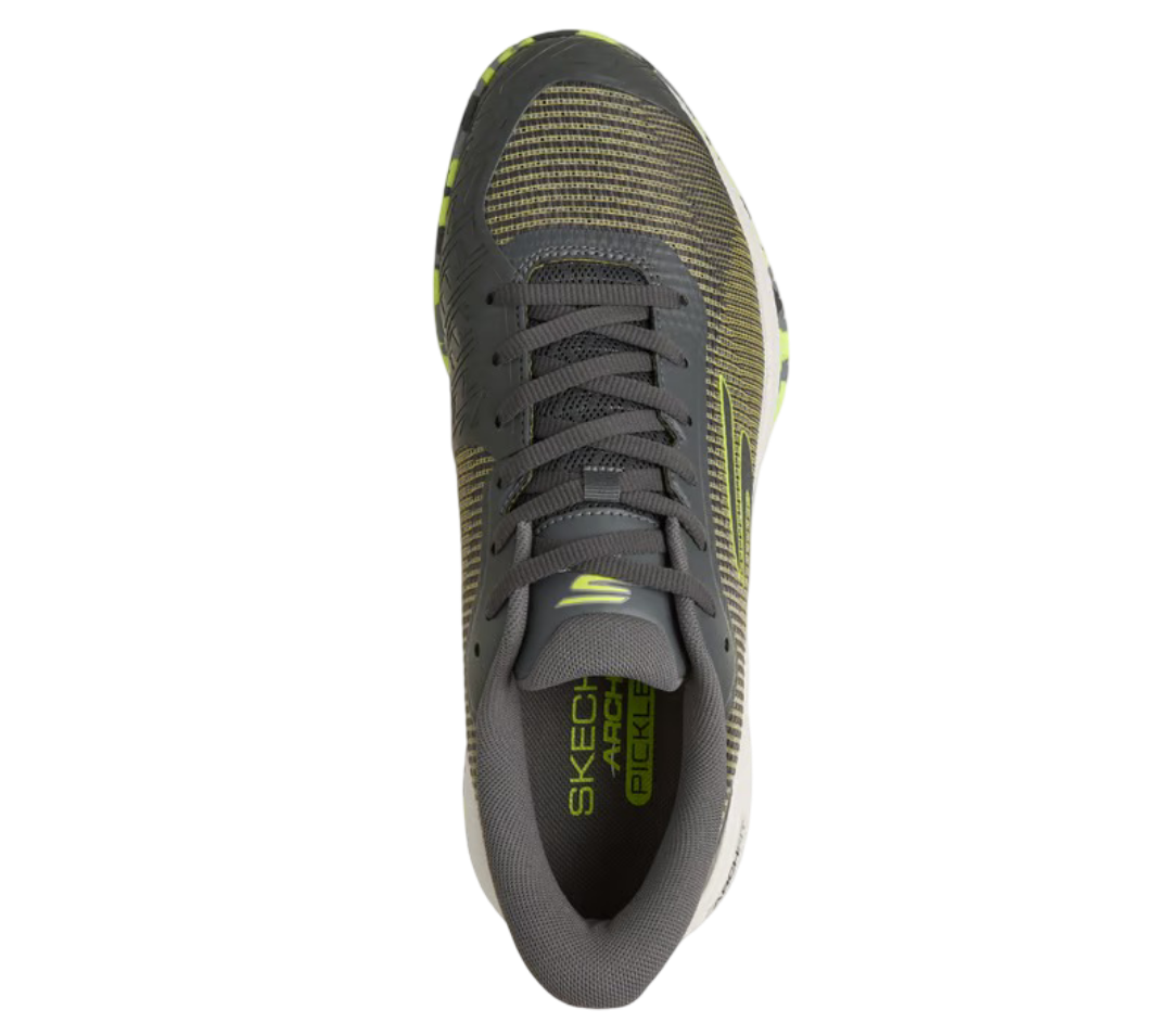 Giày Pickleball Sketcher GO Pickleball Viper Court Pro 2.0 (Vàng Xám)