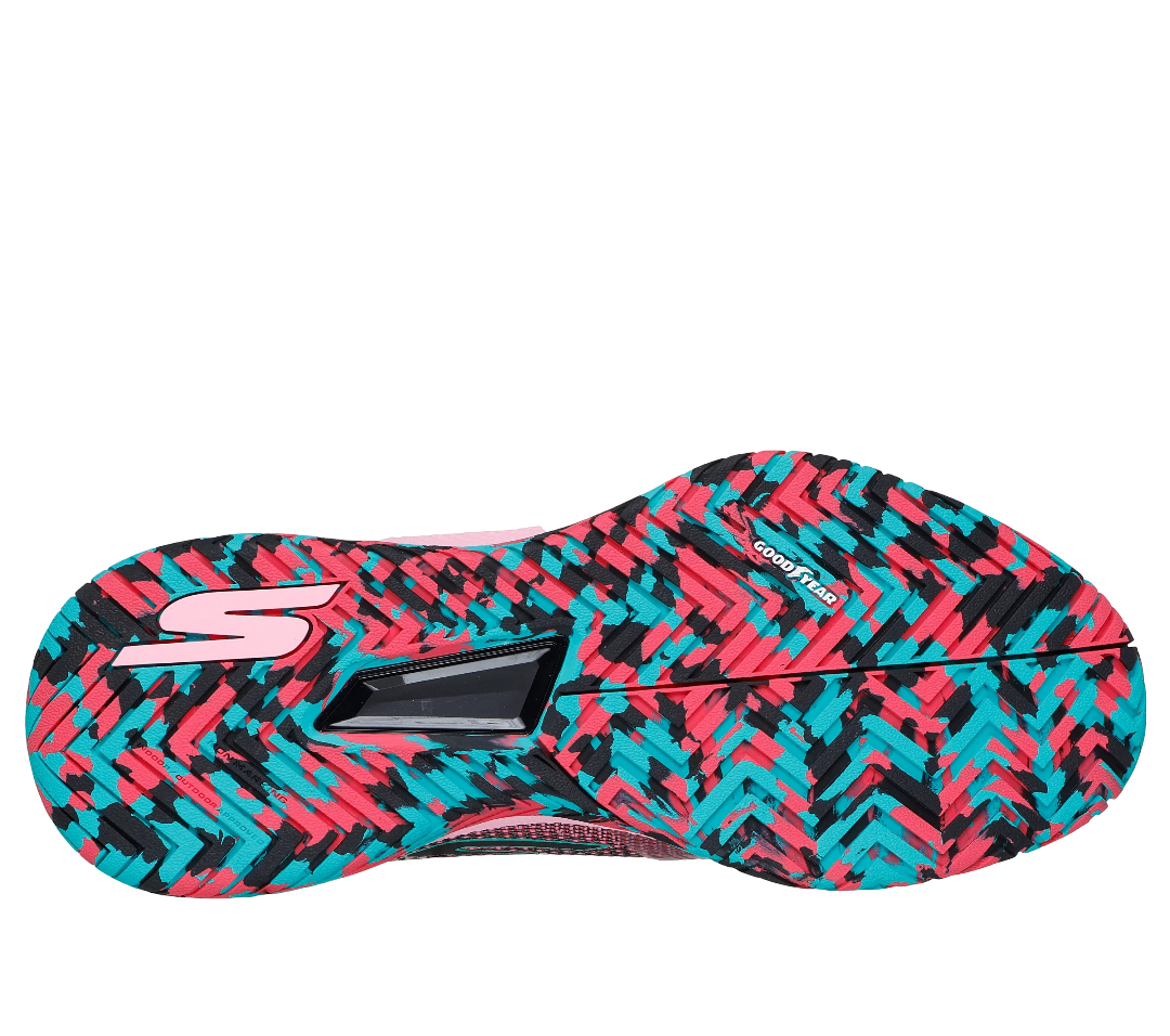 Giày Pickleball Sketcher GO Pickleball Viper Court Pro 2.0 (Hồng Đen)