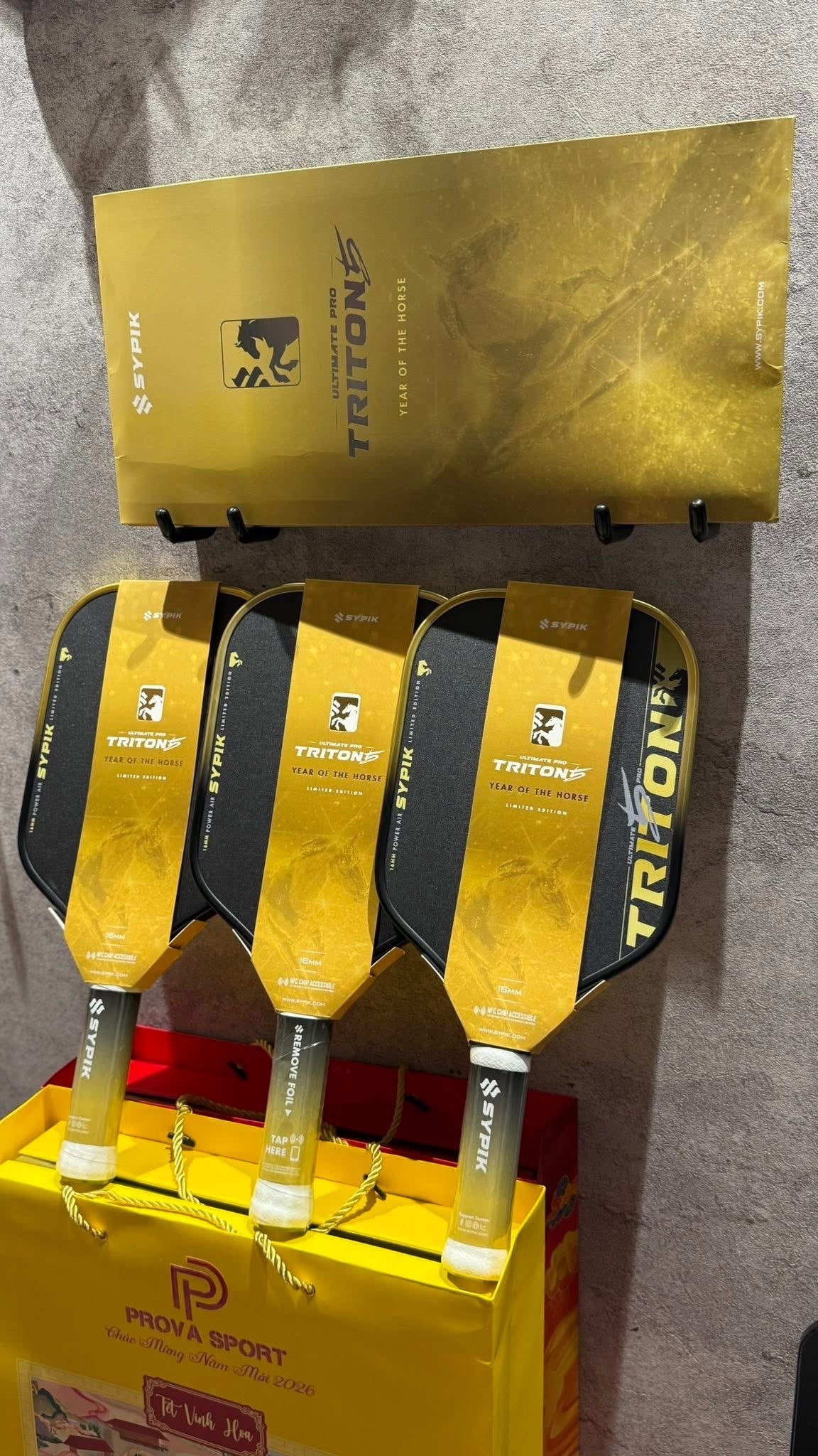 Vợt Pickleball Sypik Pro Tour Ultimate Triton 5 - Year of the Horse