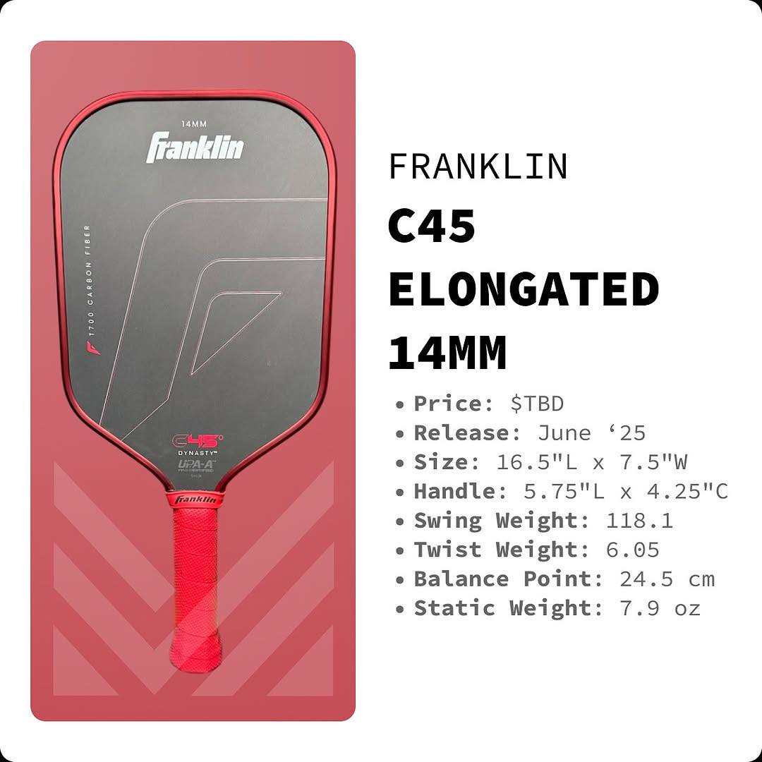 Franklin C45° Dynasty Pickleball Racket