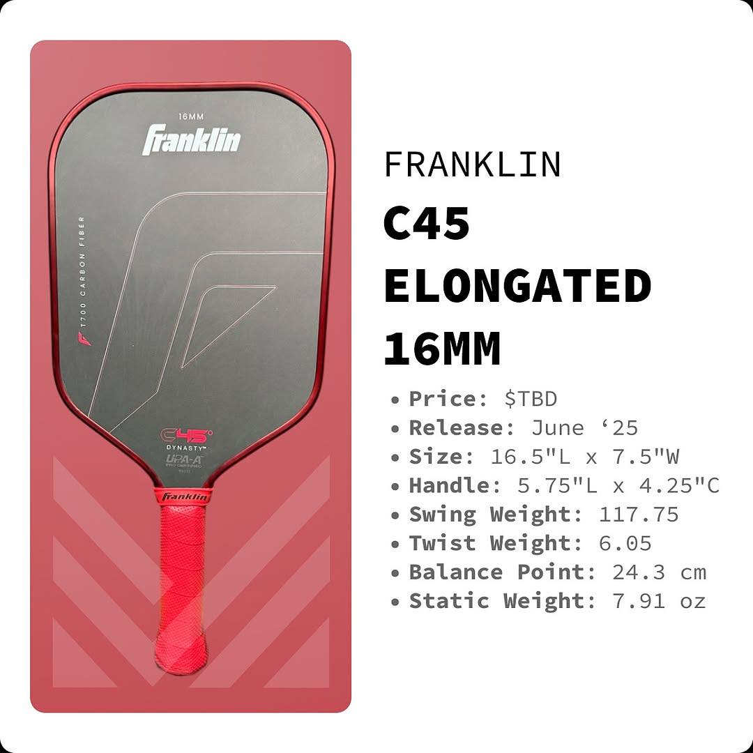 Franklin C45° Dynasty Pickleball Racket