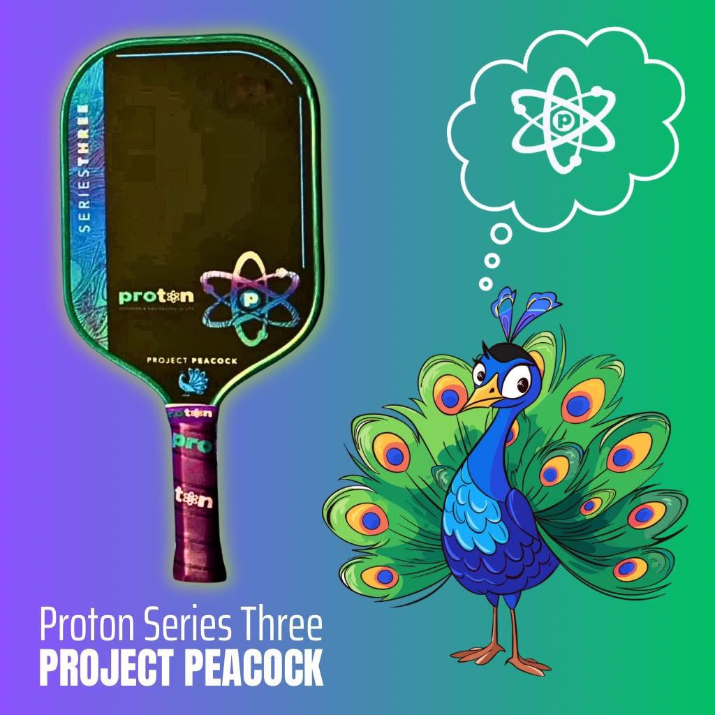 Proton Series 3 Pickleball Racket - Project Peacock