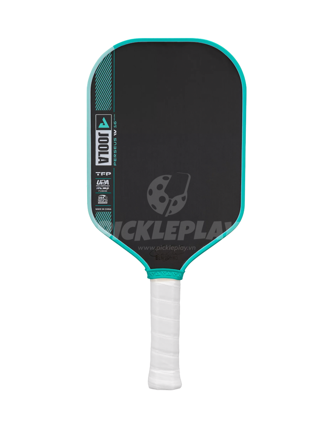 JOOLA Perseus Pro IV Riptide Pickleball Racket - Tiffany Edition
