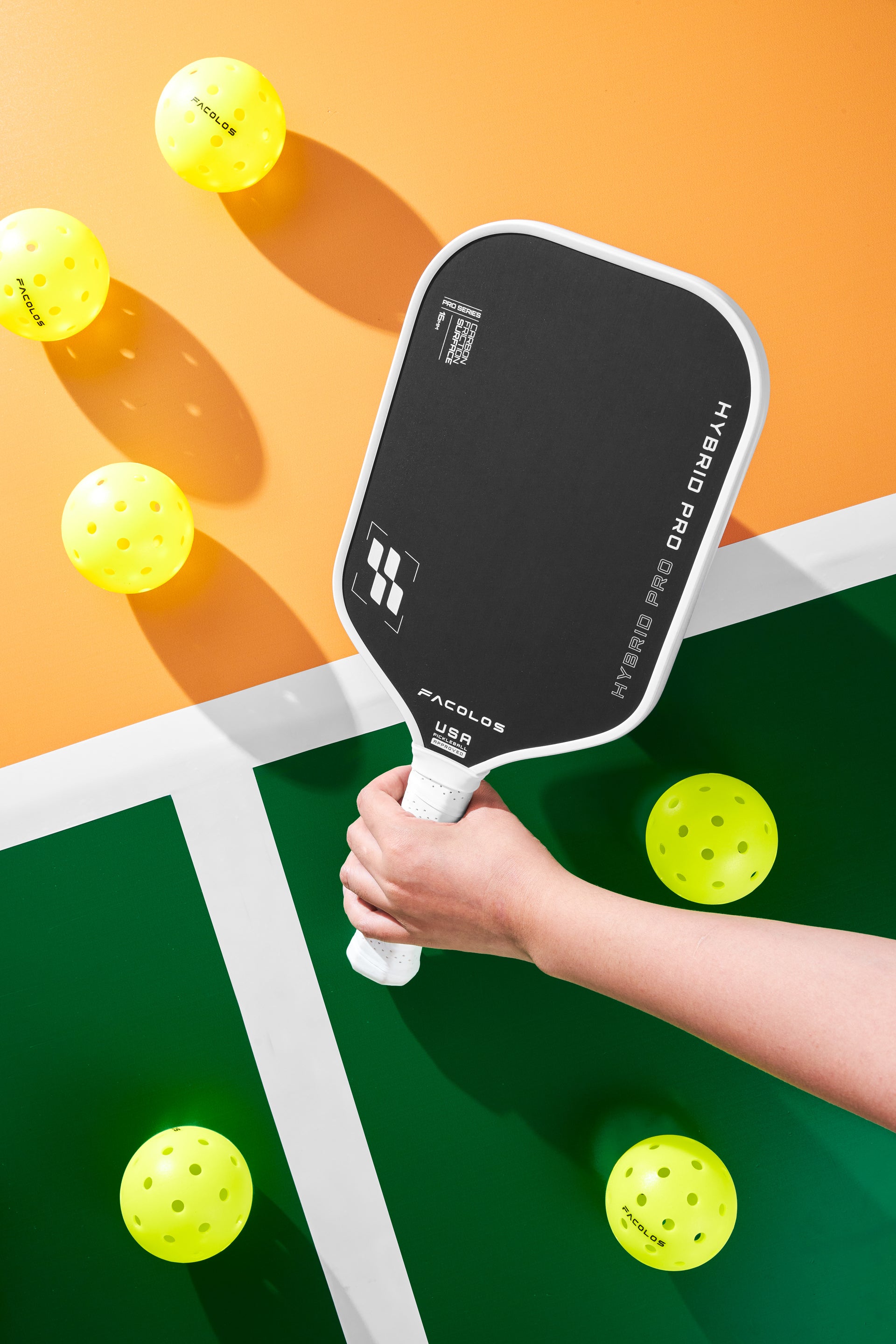 Facolos Pro Series Pickleball Racket - Hybrid Pro 16MM