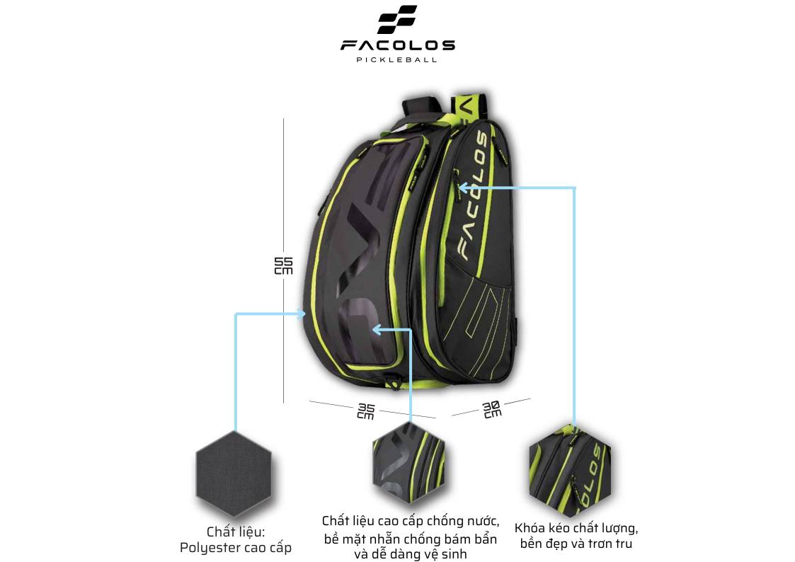 Facolos Elite Pickleball Backpack