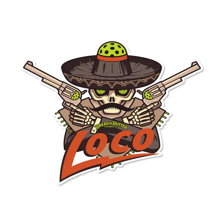 Bread & Butter Pickleball Sticker