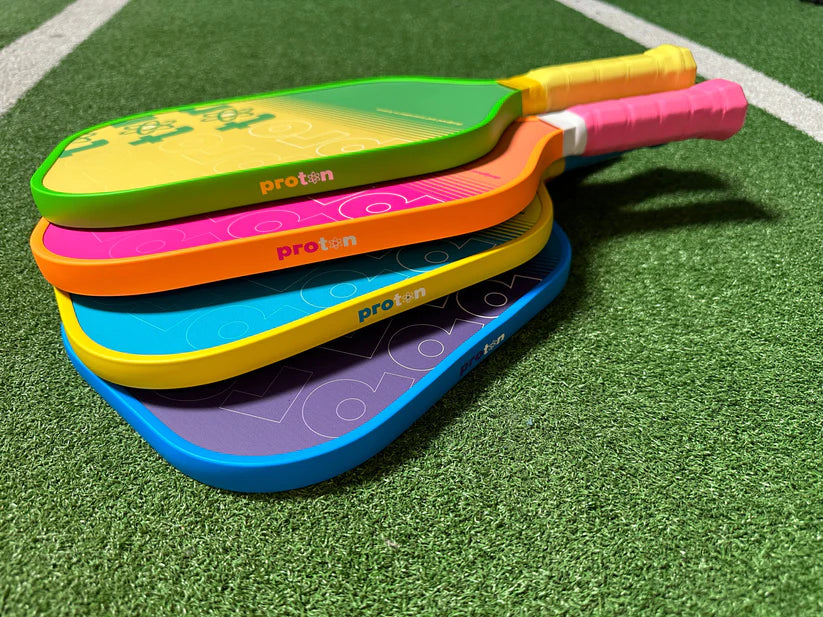Proton Series 1 Pickleball Racket - Type B - ALL POP (Elongated Paddle)