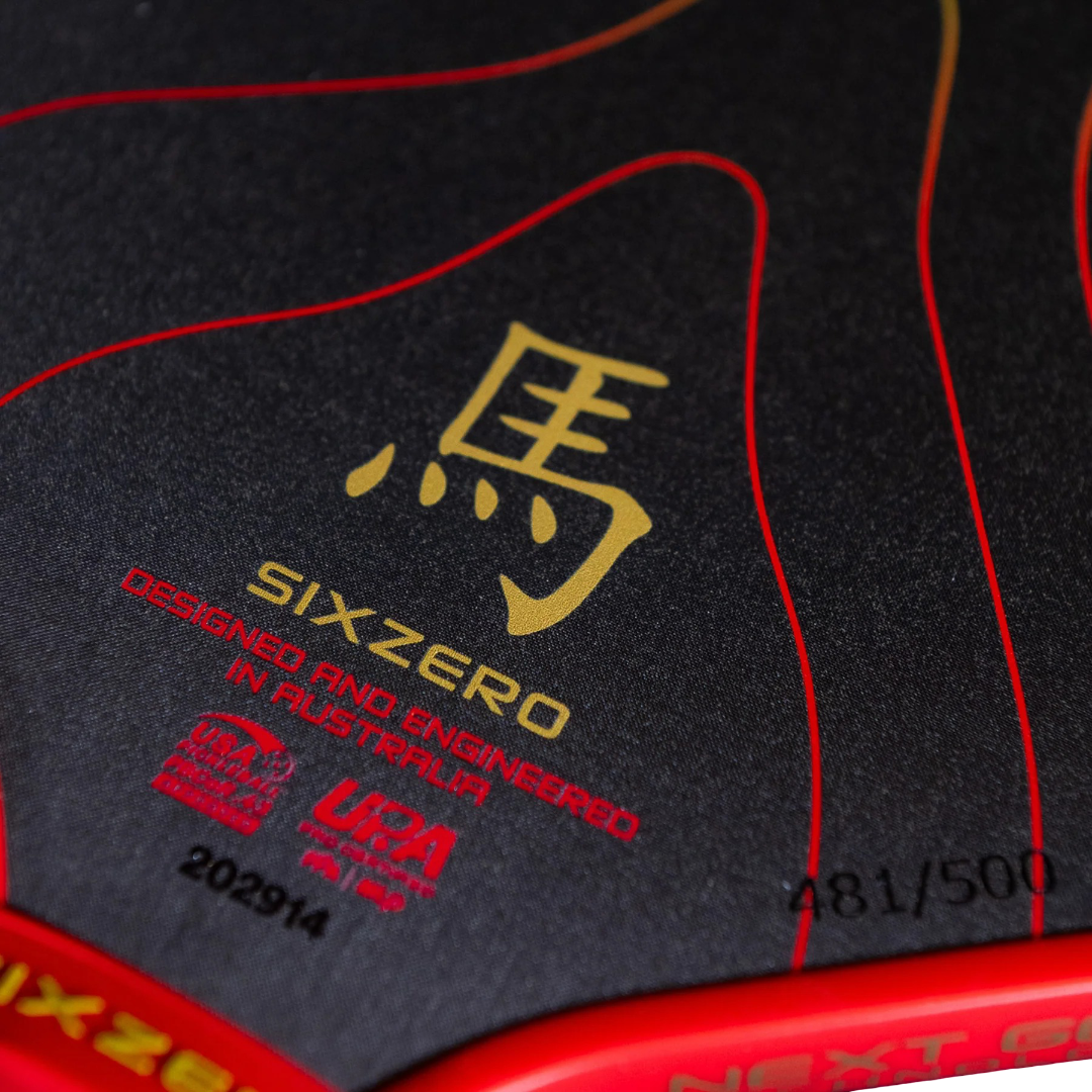 Vợt Pickleball Six Zero Black Opal - Phiên bản Ngựa 2026