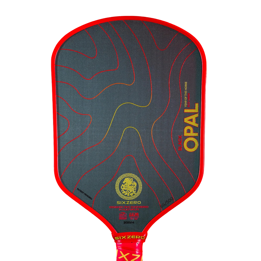 Vợt Pickleball Six Zero Black Opal - Phiên bản Ngựa 2026