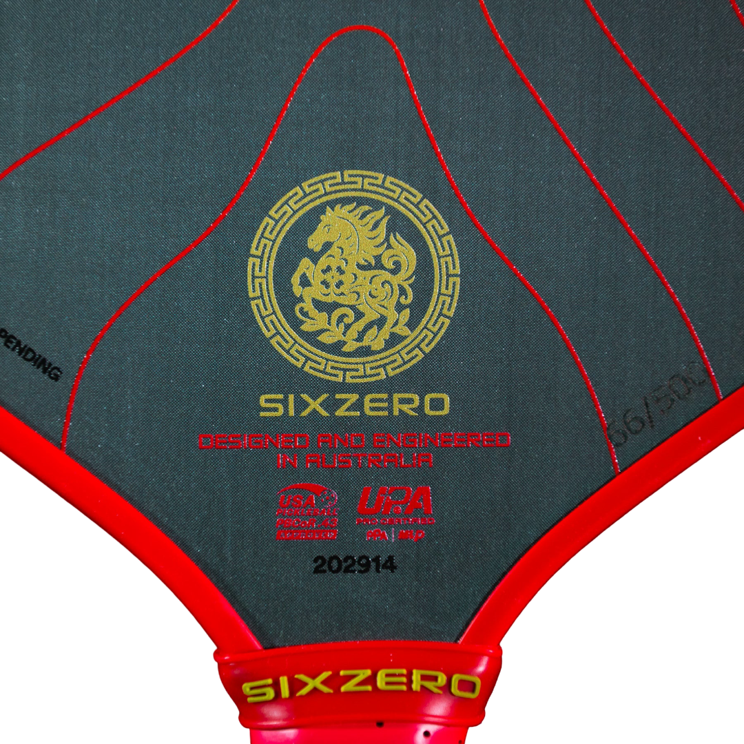 Vợt Pickleball Six Zero Black Opal - Phiên bản Ngựa 2026