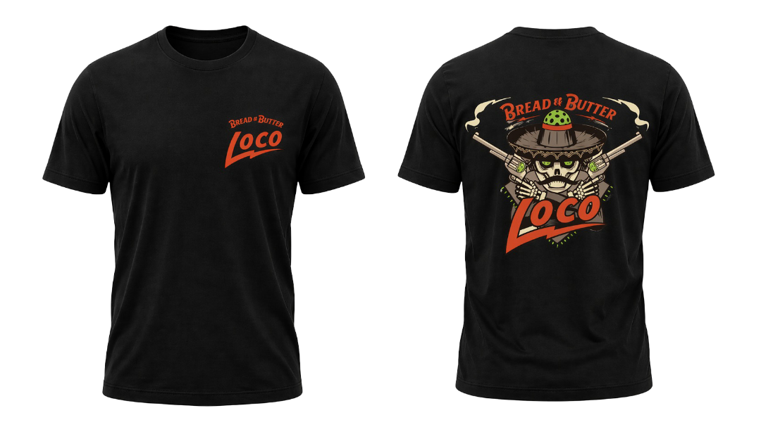 Pickleball Jersey Bread'N'Butter Loco Black Edition