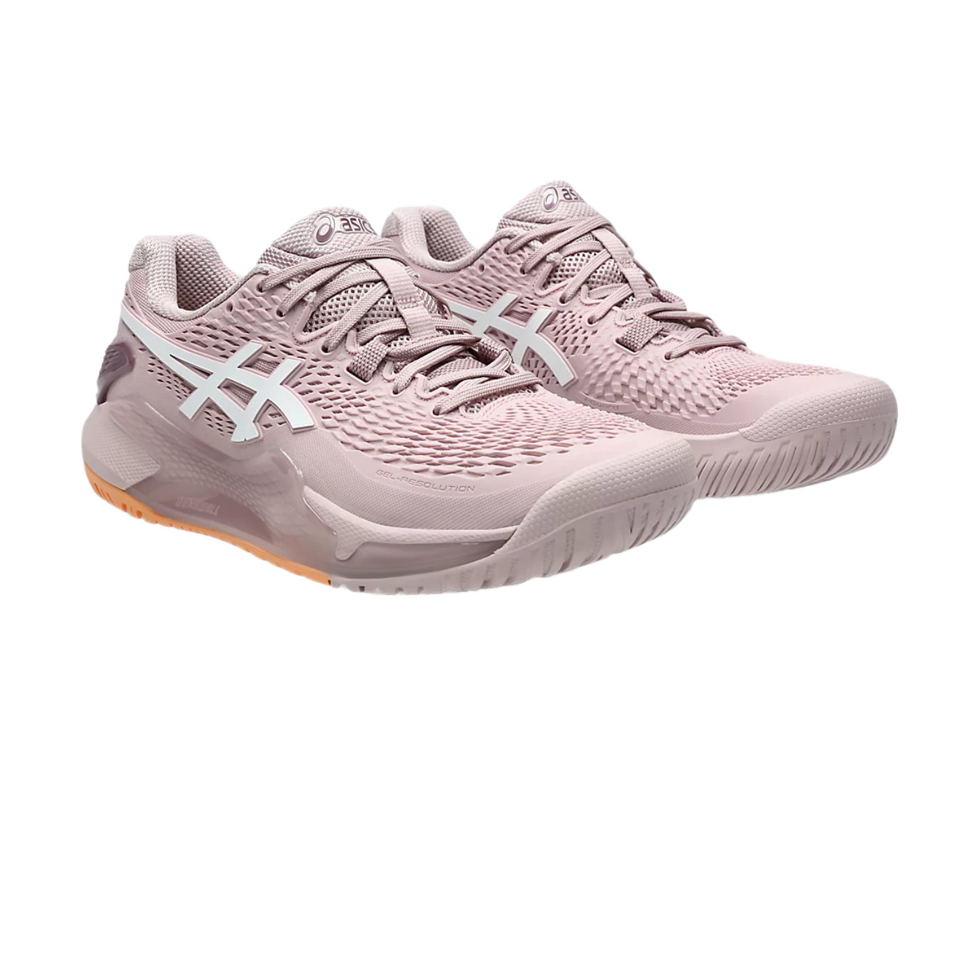 Pickleball Gel-Resolution 9 Watershed Rose / White Shoes (Women)