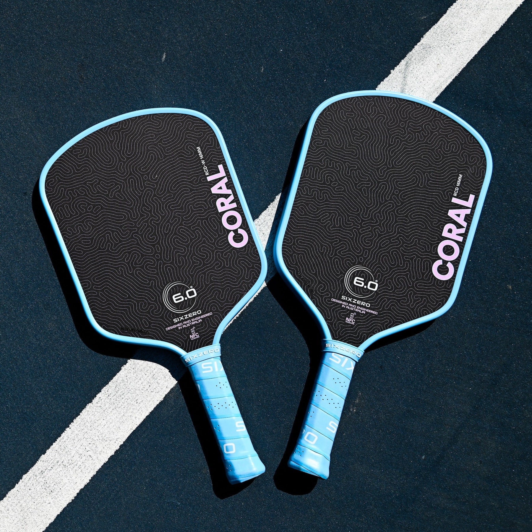 Pickleball Paddle Six Zero Coral Lightweight