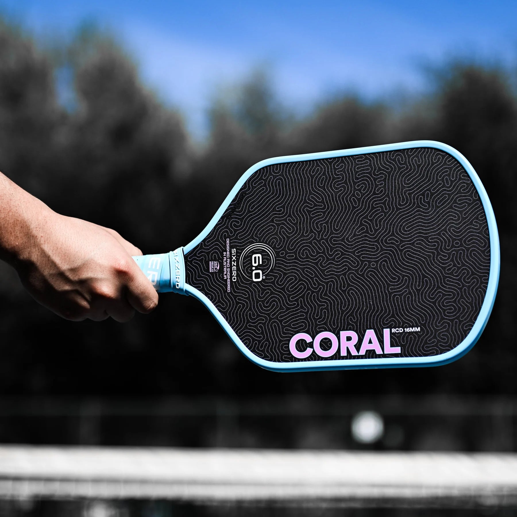 Pickleball Paddle Six Zero Coral Lightweight