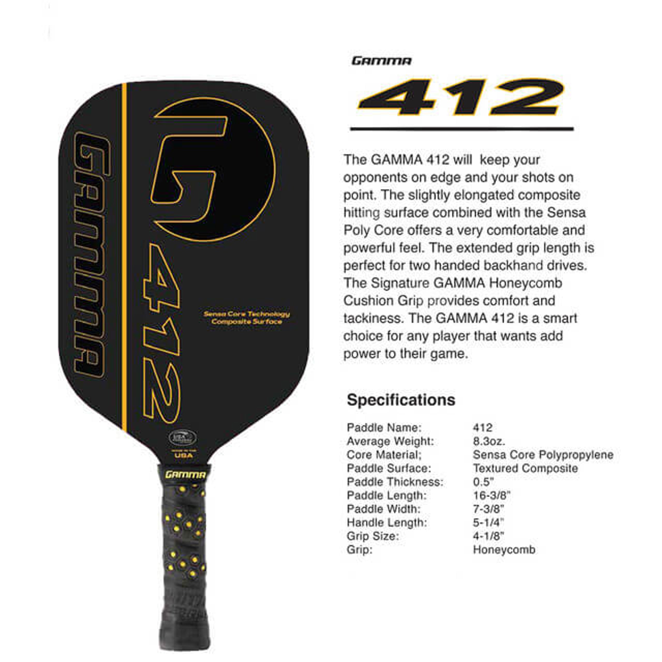 Vợt Pickleball GAMMA 412