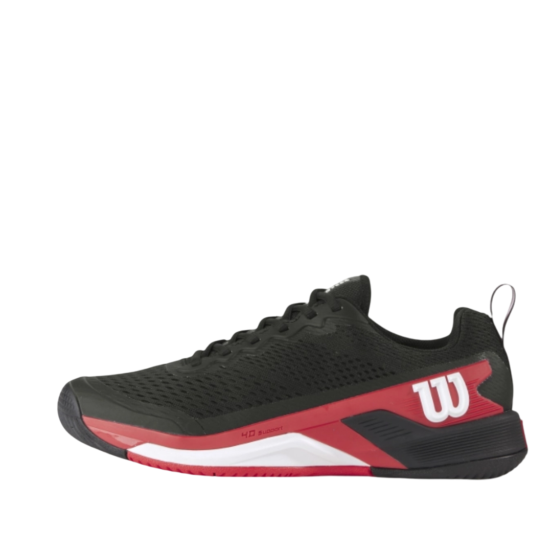 Wilson Rush Pro 4.5 Pickleball Shoes 'Black Red'
