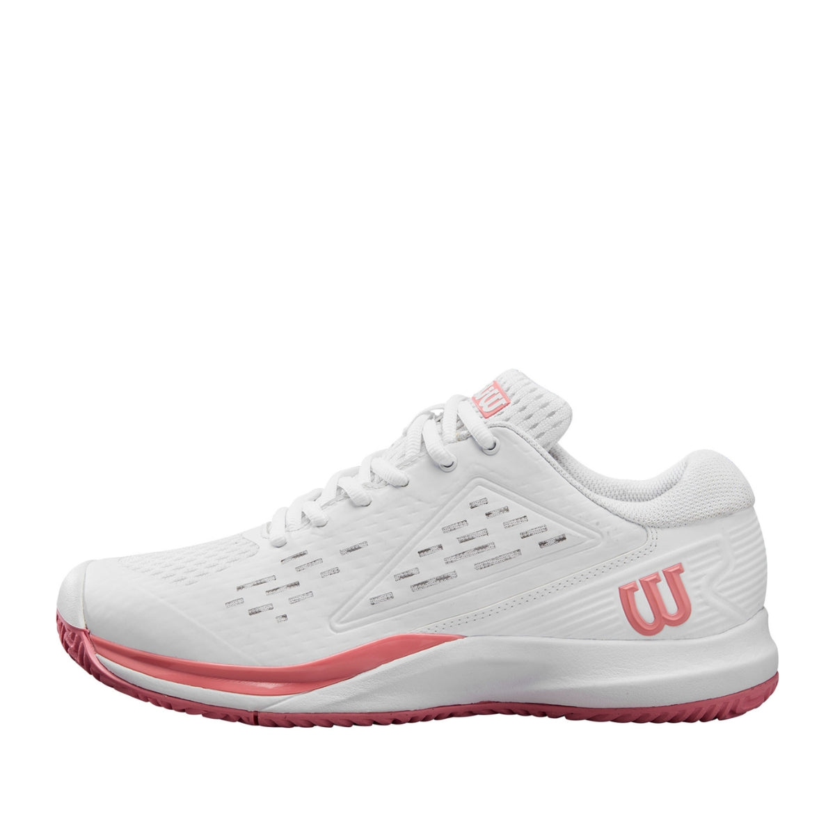 Wilson Rush Pro Ace Junior Pickleball Shoes | White Mauve Glow