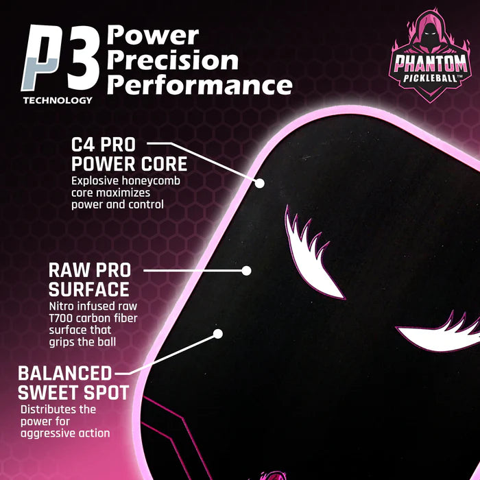 Phantom Lady Trinity Pickleball racket