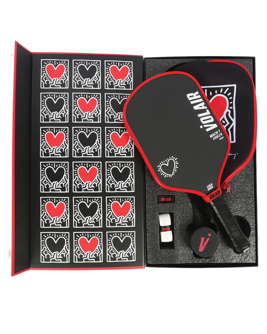 Volair Mach 1 Forza Pickleball Racket: Keith Haring #1