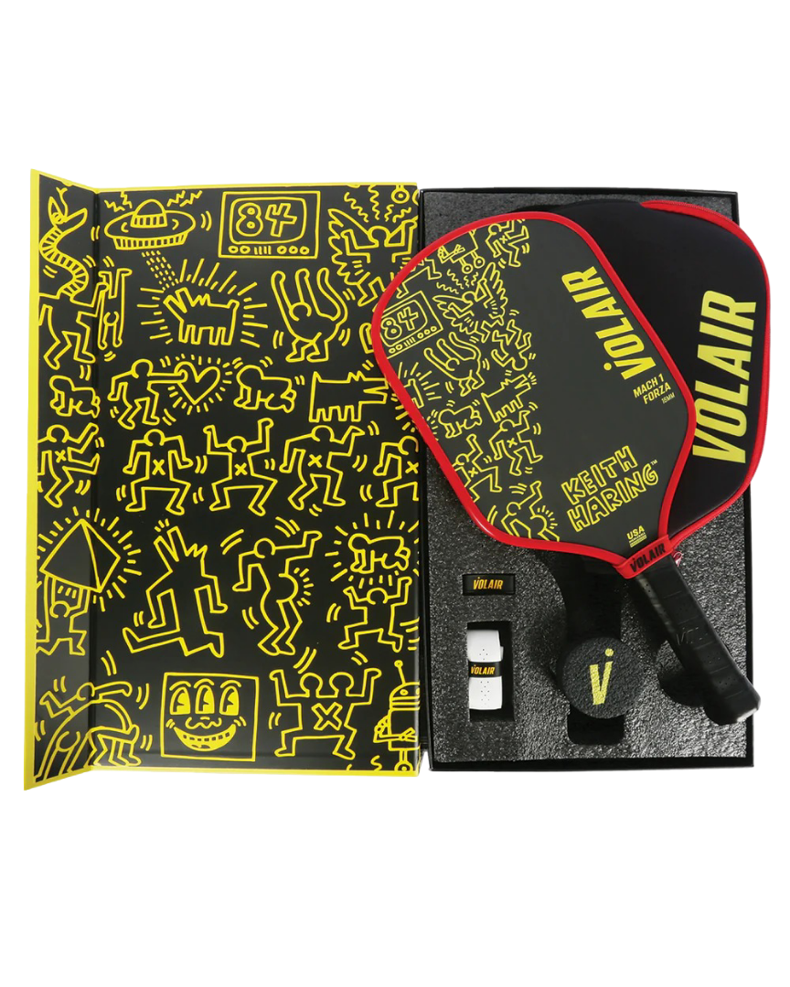 Volair Mach 1 Forza Pickleball Racket: Keith Haring #2