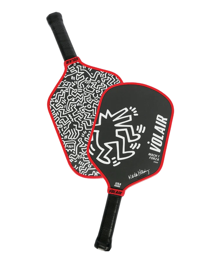 Volair Mach 1 Forza Pickleball Racket: Keith Haring #3