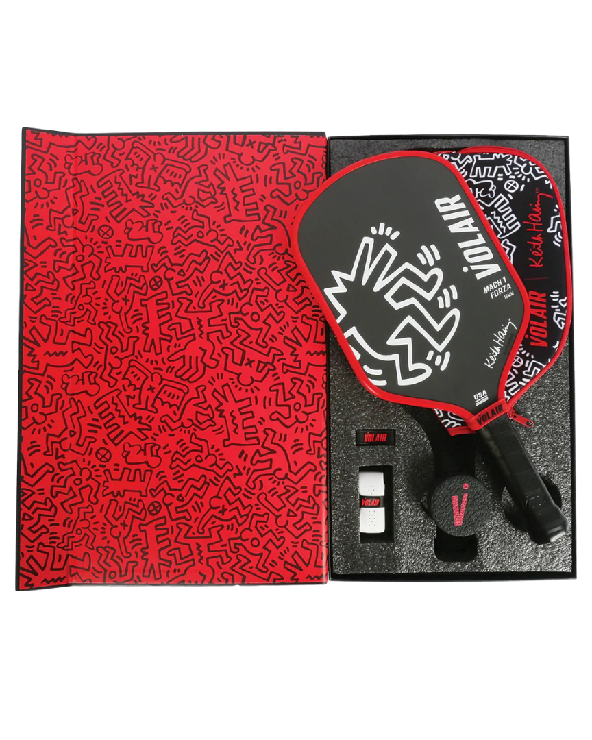 Volair Mach 1 Forza Pickleball Racket: Keith Haring #3