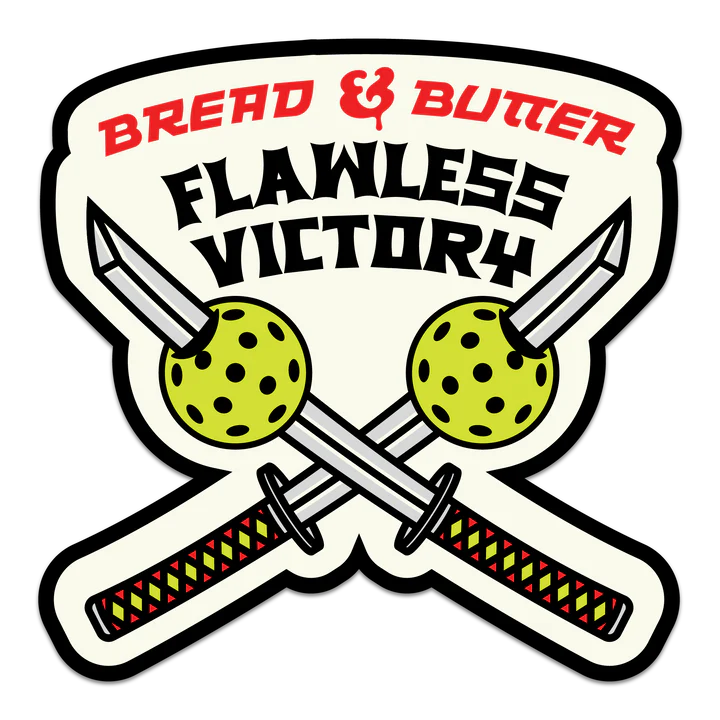Bread & Butter Pickleball Sticker
