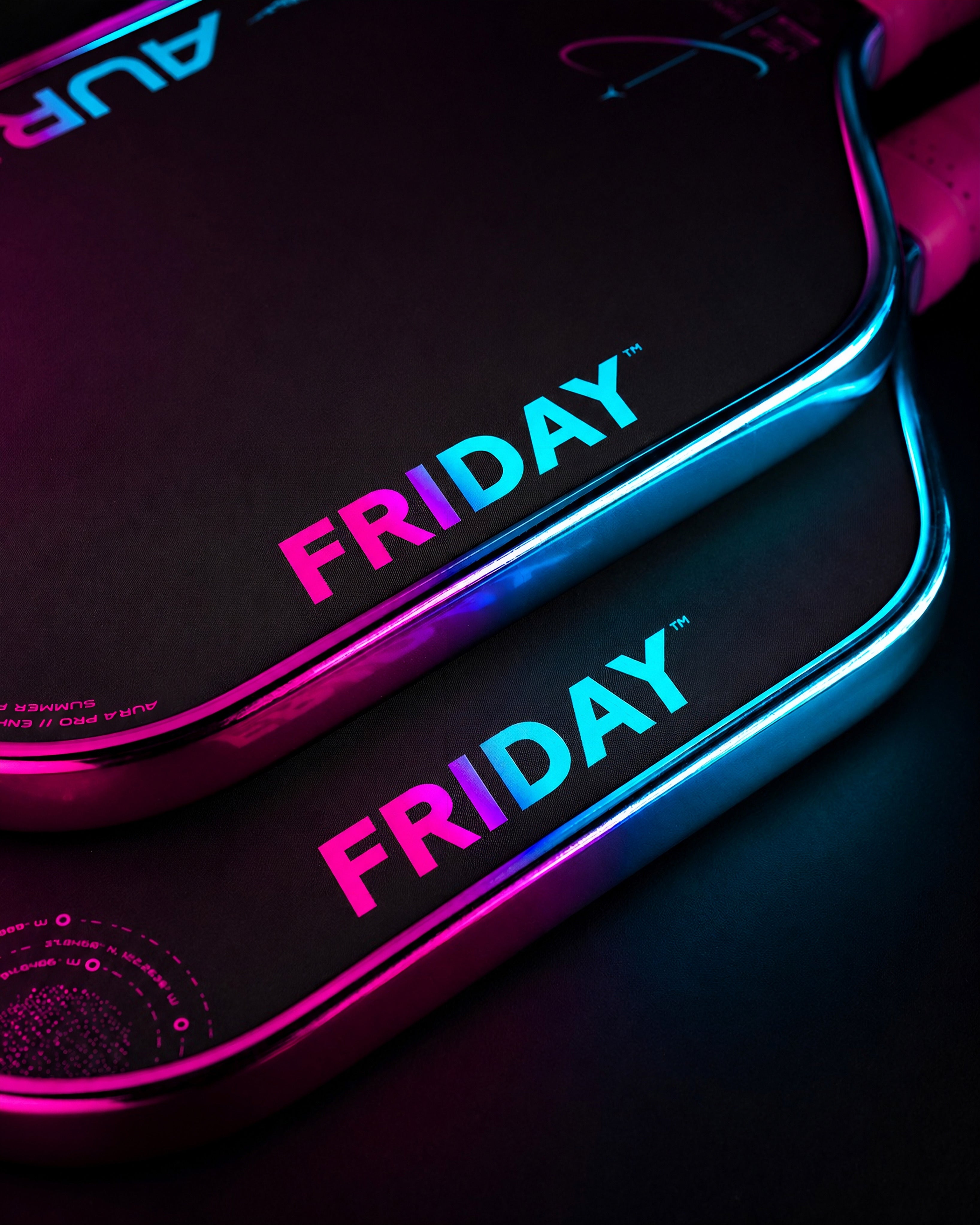 Pickleball Paddle Friday AURA PRO VICE Metallic Colorways