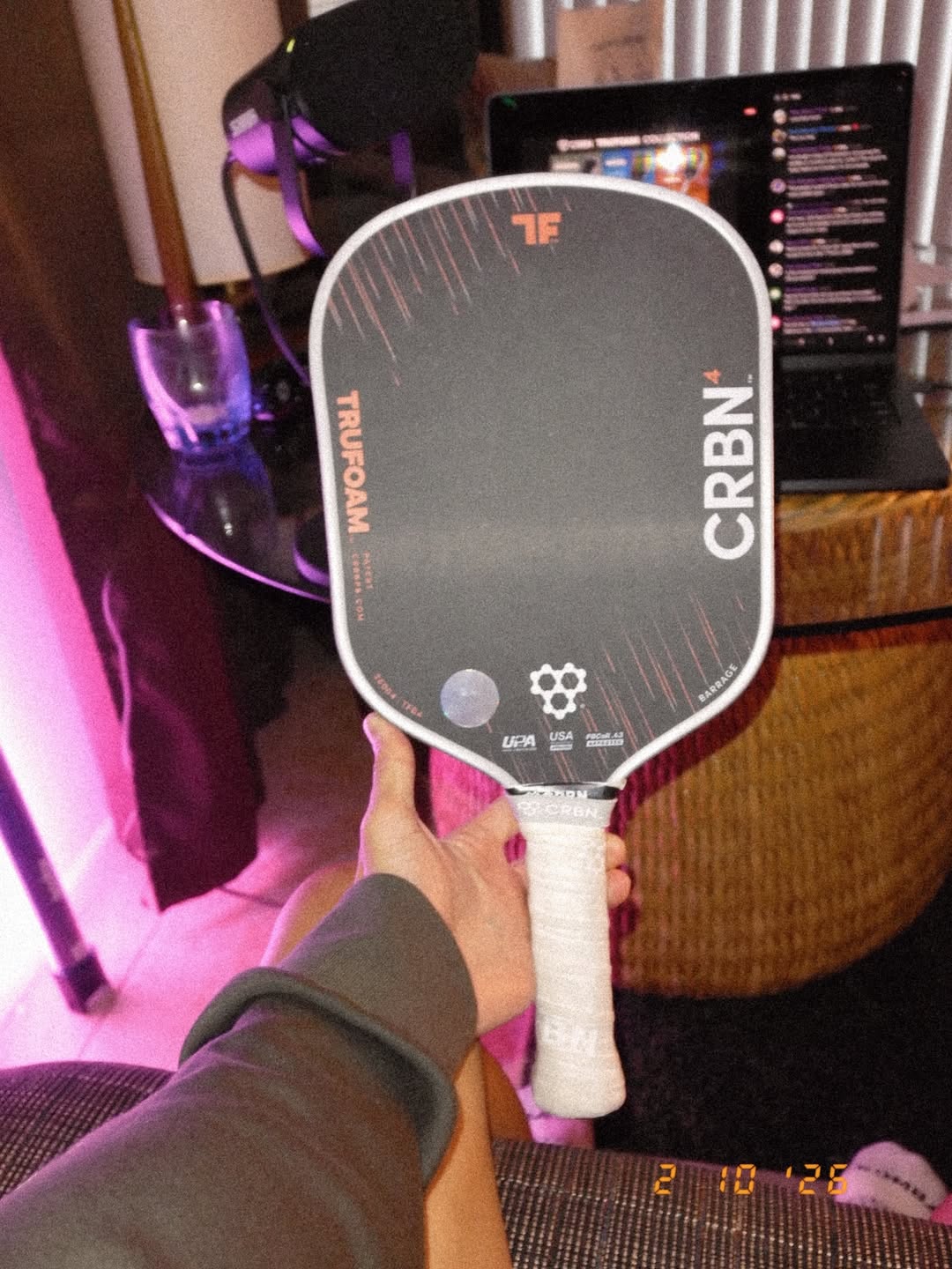 Vợt Pickleball CRBN⁴ TruFoam Ed Ju Signature Edition