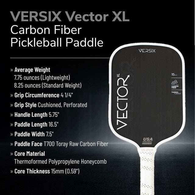 VERSIX® Vector XL Pickleball Racket