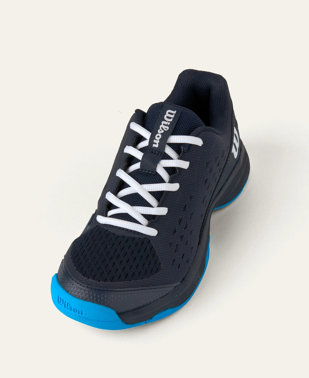 Wilson Junior Rush Pro L 'Navy Blaze' Pickleball Shoe