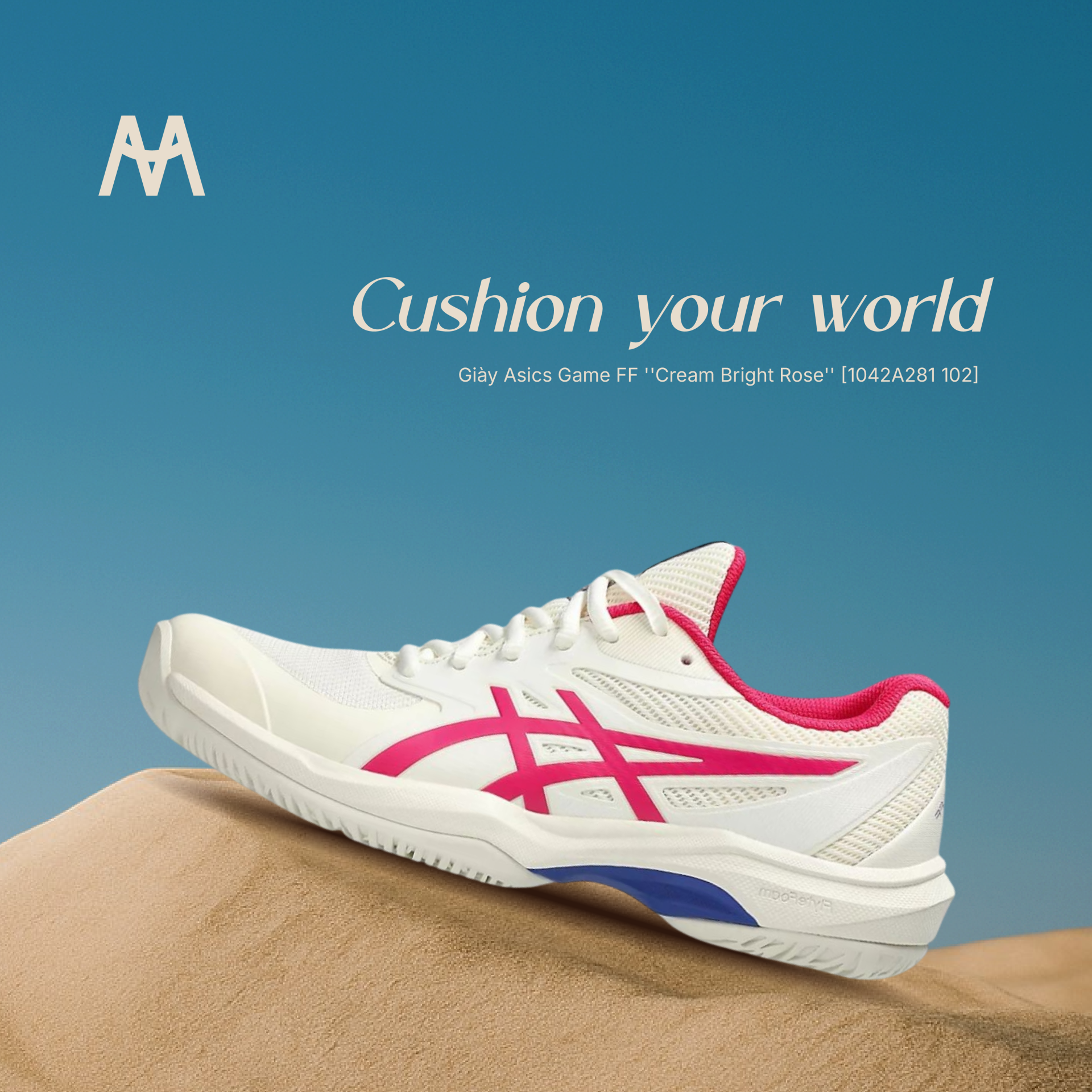 Giày Pickleball Asics Gel-Game FF Cream / Bright Rose