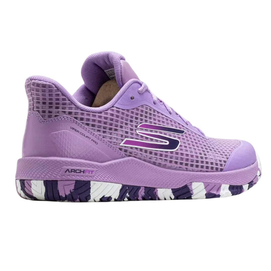 Giày Pickleball Sketcher GO Pickleball Viper Court Pro (Tím)