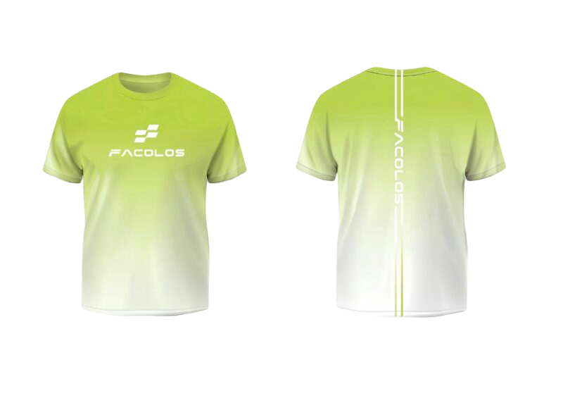 Authentic Facolos Gradient Tee Pickleball Jersey