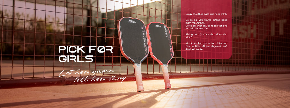 Vợt Pickleball Zocker POWER ONE For Her (Box Edition)